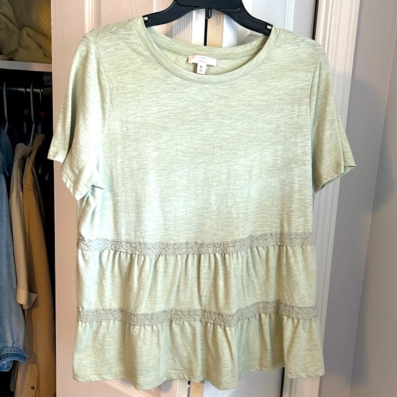 LADIES SCOOP NECK TOP - Picture 1 of 4